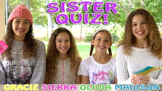 The Sister Quiz! (Haschak Sisters)