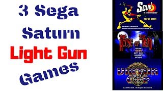 3 Sega Saturn Light Gun Games by Second Opinion Games