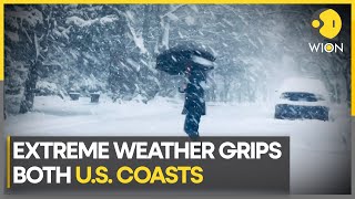 'Double Whammy' of EXTREME WEATHER in both U.S. coasts | WION Climate Tracker