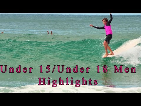 Under 15 and Under 18 MEN - Noosa Surf Festival 2019 Highlights