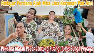 Download lagu PRIME MINISTER INVITES MBA LINA TO PAK ASRI'S HOUSE‼️PAPAYA FLOWER HARVEST, ONTONG~COOKING ONTONG... mp3