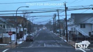 preview picture of video '1-26-15 Seaside NJ Snow and Waves'