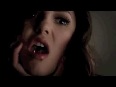 Elena feeds Katherine the Cure. TVD 4x23