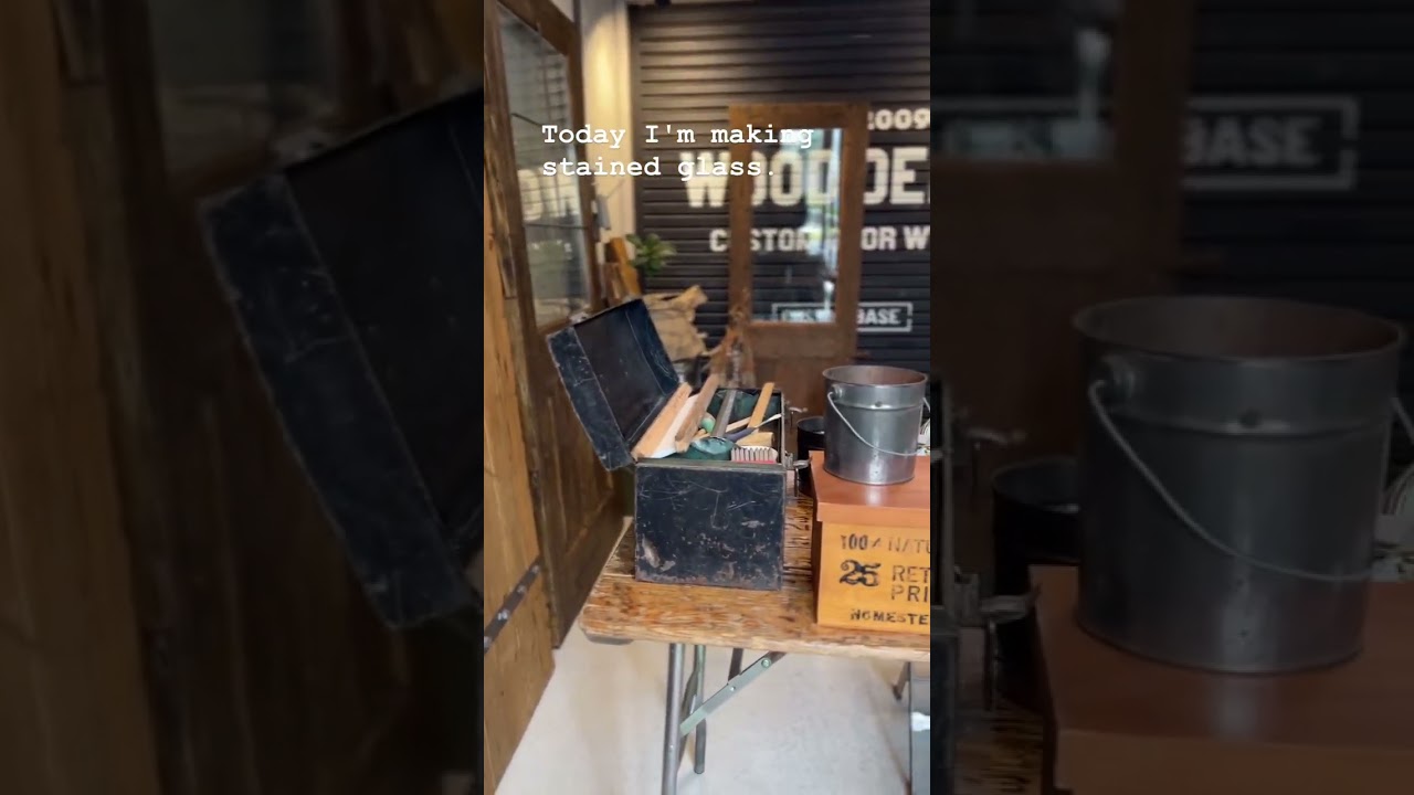 【手作りステンドグラス】店舗や古民家に彩りを。ステンドグラスをこしらえています