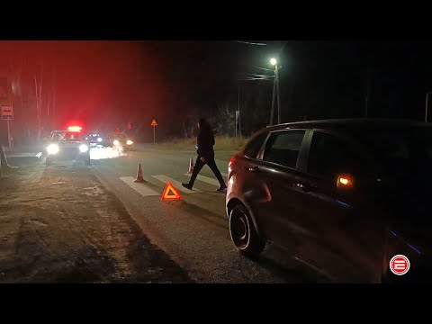 Шёл в темноте в тёмной одежде. На пешеходном переходе в Ревде сбит подросток