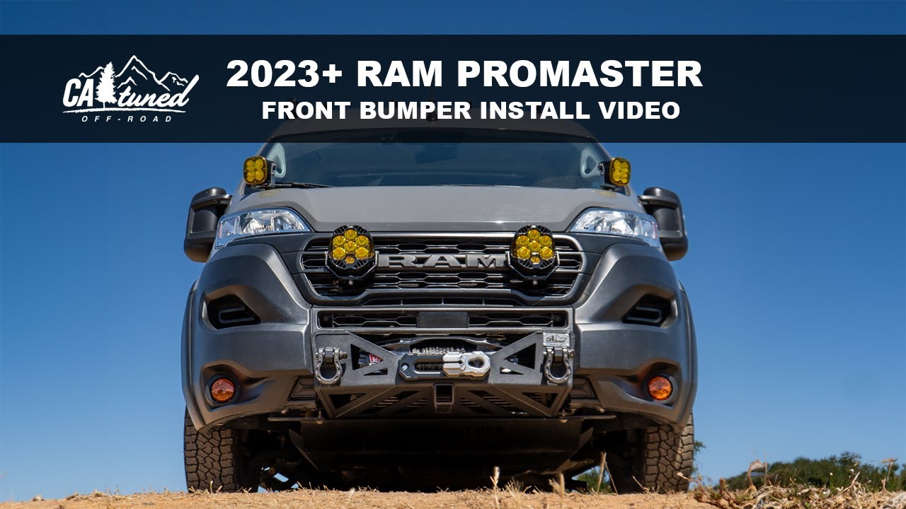 Watch: CAtuned Off-Road Ram Promaster Front Bumper