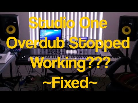 Studio One 5 Overdub Not Working [Fix]