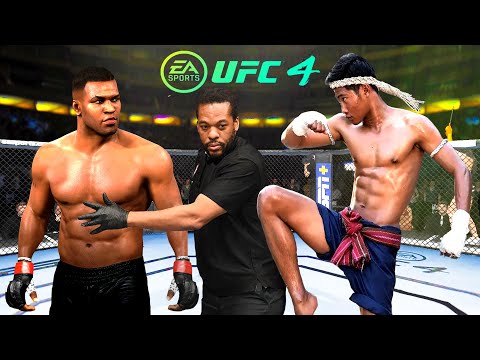 UFC 4 l Mike Tyson vs. Muay Boran Champ (EA SPORTS UFC 4) mma wwe