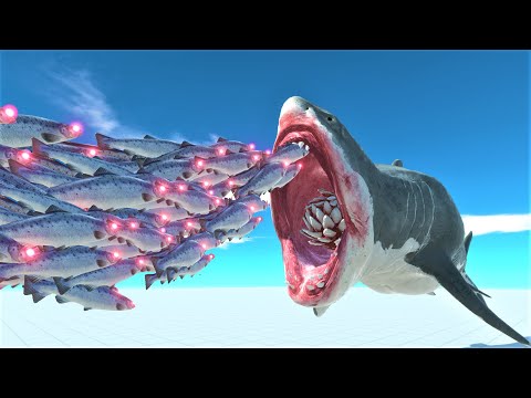 Who will survive 100 Rage salmon vs units arbs animal revolt battle simulator