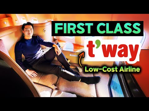 World’s FIRST Low-Cost Airline FIRST CLASS🔥  T’way Air’s Shocking Upgrade