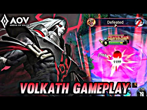 AOV : VOLKATH GAMEPLAY | IN JUNGLE - ARENA OF VALOR LIÊNQUÂNMOBILE ROV