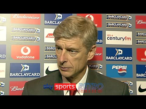 Arsene Wenger after the Battle of Old Trafford