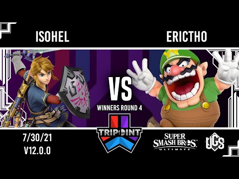 Tripoint Smash 107 - Winners Round 4 - isohel(Link) Vs. EricTh0(Wario)