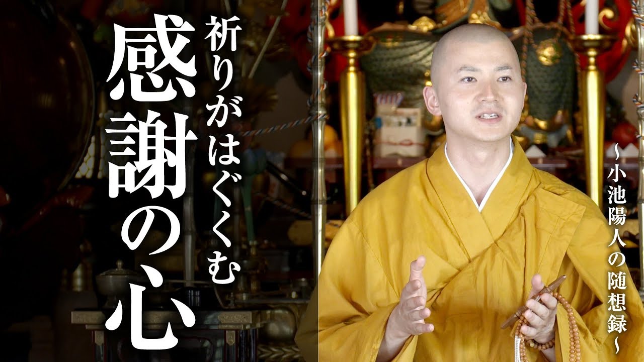 陽人の法話：祈りがはぐくむ感謝の心