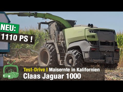 Claas Jaguar 1200 Test-Drive in Kalifornien | Feldhäcksler | Neuheit | USA | Landtechnik