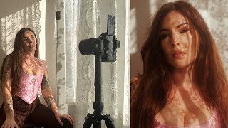 Chaotic Budget Home Studio Photoshoot + AI Edit