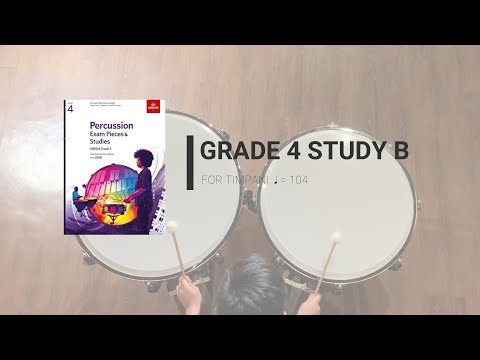 ABRSM Percussion 2020 - G4 Timpani Study B