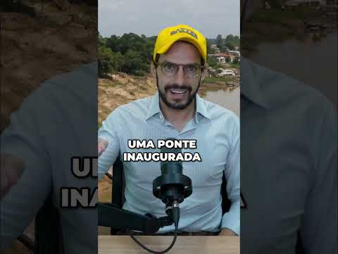 Uma ponte de R$ 36 milhões que desabou.