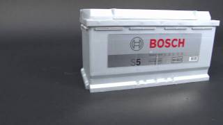 Bosch 6СТ-100 S5 Silver Plus (S50 130) - відео 1