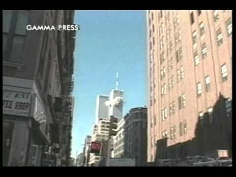 1st Plane Hits 8:46 AM on 9/11 - Church St. slow motion