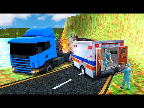 Crazy Ambulance Rescue Service In The Emergency Game 3D #48 - New Ambulance Driving GamePlay