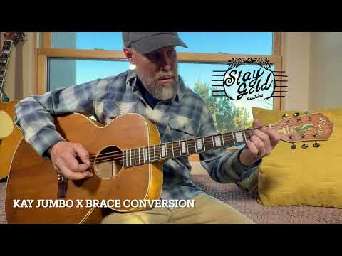 Stay Gold Guitars Rebuilt/X Brace Converted Kay Jumbo c. Late '40s-Early '50s VIDEO!! image 5