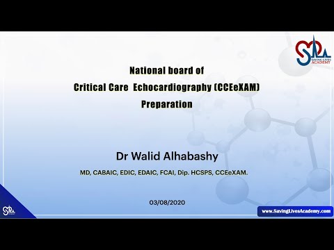 National board of Criticial Care Echo exam preparation