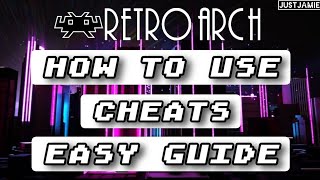 Retroarch☆How to Setup and Use Cheats Easily #retroarch #emulator #frontend