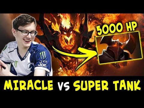 Miracle vs super TANK Chaos Knight — 5000 HP won't save you