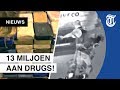 Spectaculaire drugsinval gefilmd