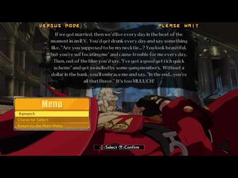 GGXrdR - Elphelt Win Quote vs Johnny