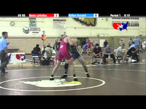 2012 Univ. WTT: 66 KG - Kevin LeValley (Minnesota Storm) vs. Kellen Russell (NYAC)