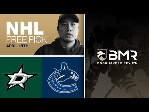 Stars vs. Canucks | Free NHL Pick by Analytics Capper - Apr. 18th