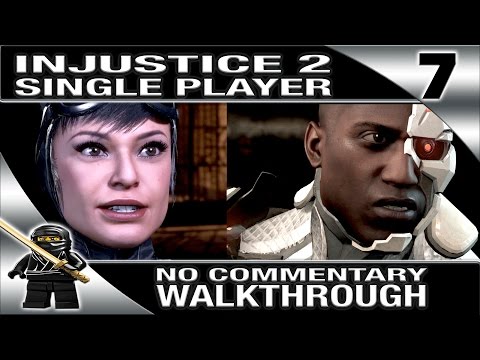 INJUSTICE 2 Walkthrough No Commentary Part 7 Single Player (PS4 Pro 1080P) - Catwoman & Cyborg