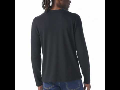 Maglia Manica Lunga Smartwool VRST Uomo – Verde Muschio E Nero, Taglia XL, Termica - Foto 2