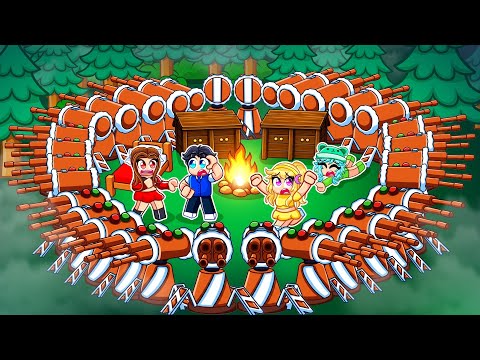 We Built The Most SECURE CANDY TURRET BASE In 99 Nights In The Forest…