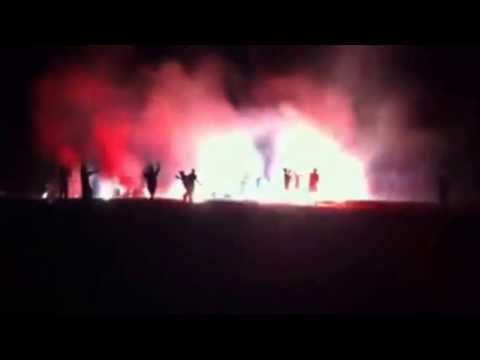 Fc Horst 1959 Aufstiegsfeier bei Nacht mit Pyro