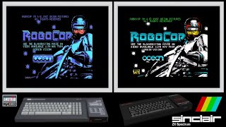 CPC vs ZX Spectrum : ROBOCOP (Side by side comparison)