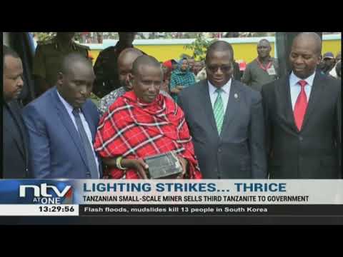 Lucky Tanzanian miner who sold Tanzanite stones worth 3.4USD scores again