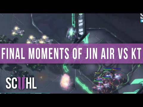 The Final moments of Jin Air vs KT Rolster - SC2 Proleague Finals