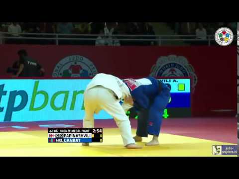 Judo 2015 World Masters Rabat: Papinashvili (GEO) - Ganbat (MGL) [-60kg] bronze