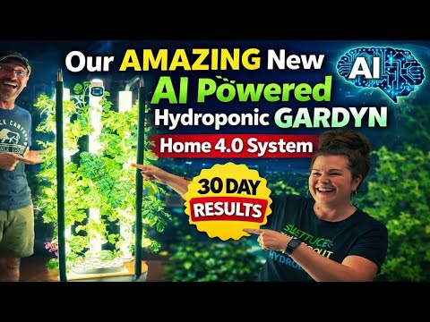 Our AMAZING New AI Powered Hydroponic GARDYN Home 4.0 System - The First 30 Days!