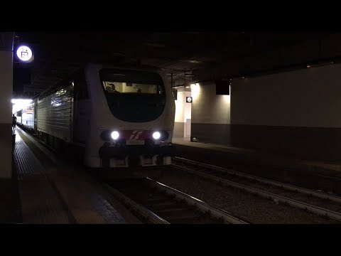Partenza dalla stazione di Milano Porta Garibaldi del treno ICN 795