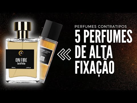 5 PERFUMES CONTRATIPOS PODEROSOS!/POTENTES/CHAMATIVOS/ALTA FIXAÇÃO E PROJEÇÃO