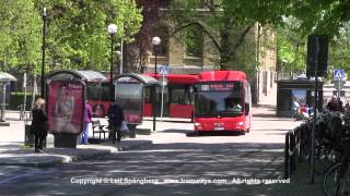 preview picture of video 'Buses in Karlstad, Sweden'