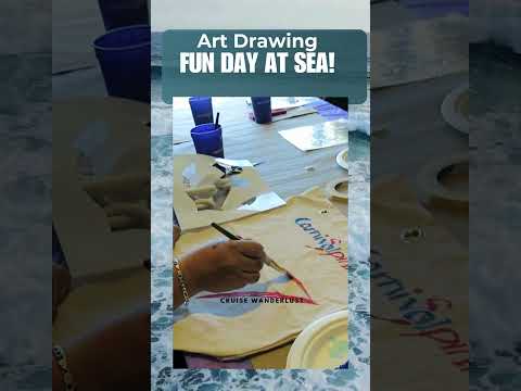 Thumbnail for Art Drawing at its finest!#cruiseexperiences  #cruisevibes