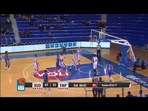 ABA Liga 2016/17 highlights, Round 24: Budućnost VOLI - FMP (25.2.2017)