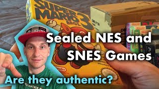 Factory Sealed NES And SNES Games And How To Tell If They’re Authentic