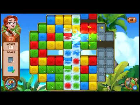 Lost Island Blast Adventure Level 750 - NO BOOSTERS 🏝️ | SKILLGAMING ✔️