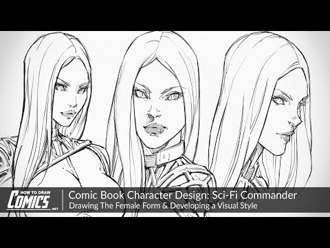 Comic Book Character Design: Sci-Fi Commander |...